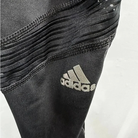 NWT Adidas Women's Small How We Do Black High Rise Long Tights Leggings - Picture 5 of 11